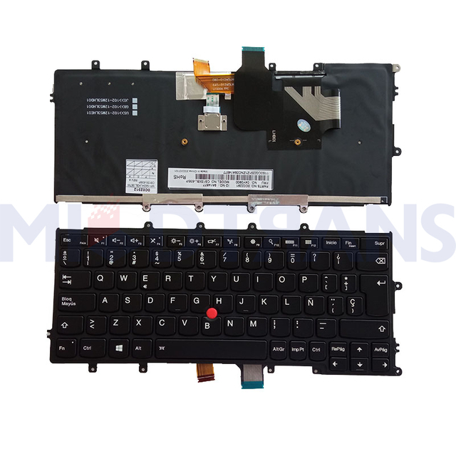 Spanish Keyboard for Lenovo Thinkpad X240 X240S X250 X260 SP Laptop Keyboards