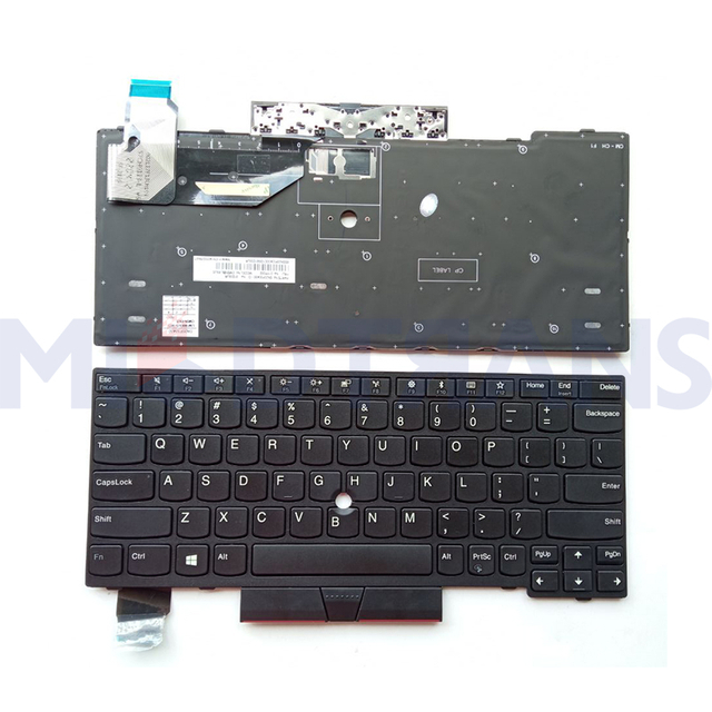 US Keyboard for Lenovo Thinkpad X280 A285 X395 X390 English Laptop Keyboard Layout