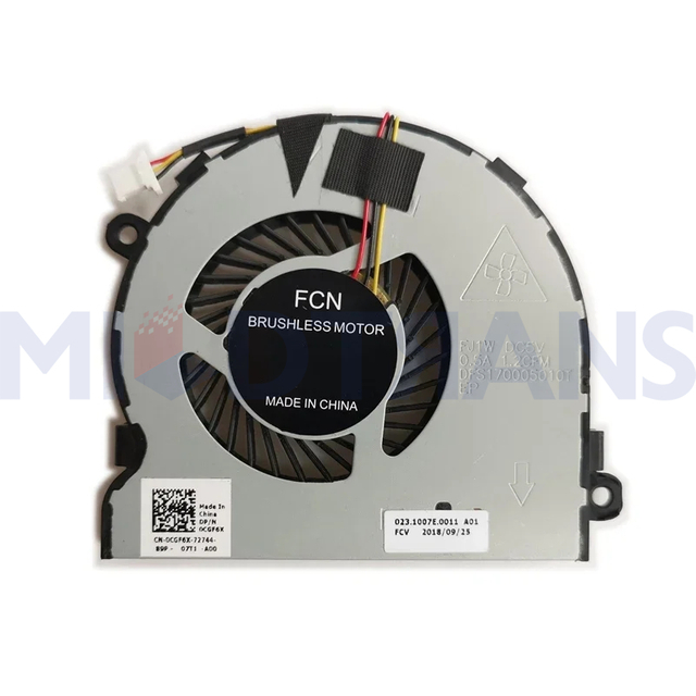 New Laptop CPU Cooling Fan Cooler for Dell Vostro 15-3568 15 3568 15-3567 15 3567 DFS170005010T