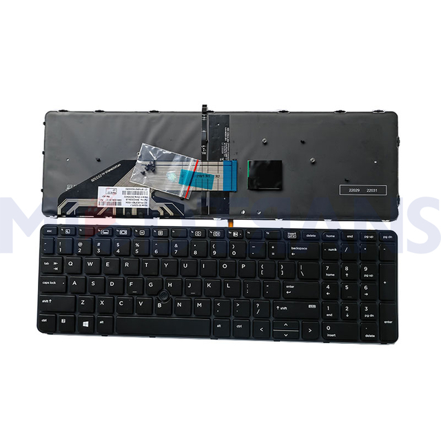 Laptop English Keyboard for HP ProBook 650G3 650 G3 650 G2 655 G2 655 G3 New Replacement US Keyboard