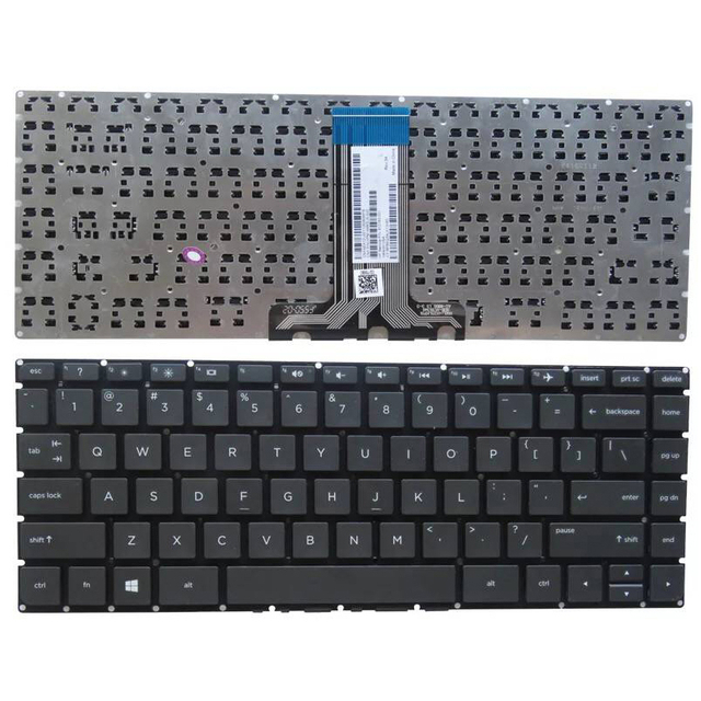 English Keyboard For HP 14-AB US Layout Laptop Keyboard Black New