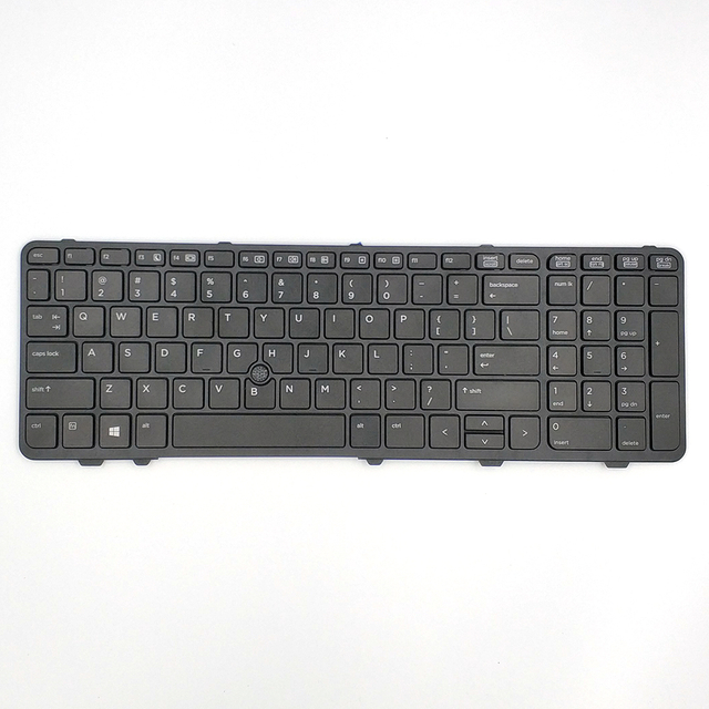 Laptop Keyboard US Layout Replacement For HP Probook 650 G1 With Pointing Stick With Frame