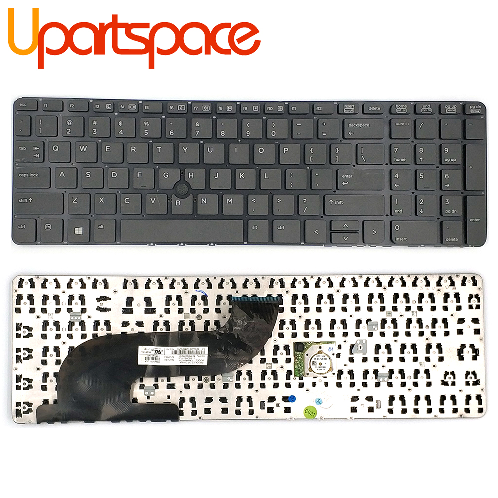 Laptop Keyboard For HP Probook 650 G1 With Pointing Stick NO Frame US Keyboard