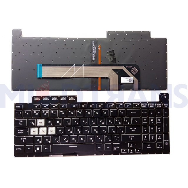 Laptop RU Keyboard for ASUS FX506 FA506 FA506Q FX506H FX506LI Russian Keyboard Replacement