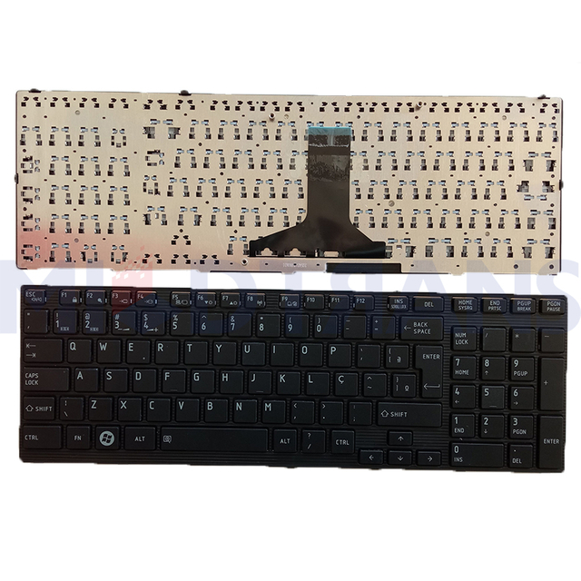 New BR Keyboard for Toshiba Satellite P750 Laptop Keyboard Layout Replacement