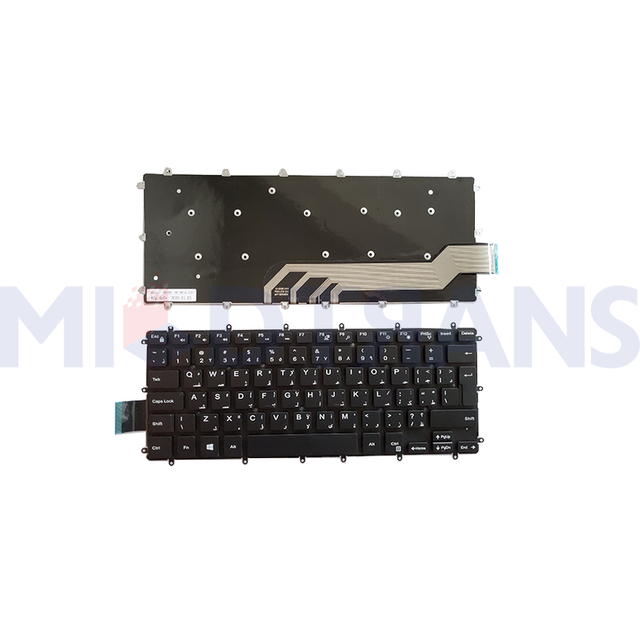 New AR Keyboard For Dell Inspiron 7466 Laptop Keyboard USB 3.0 Interface