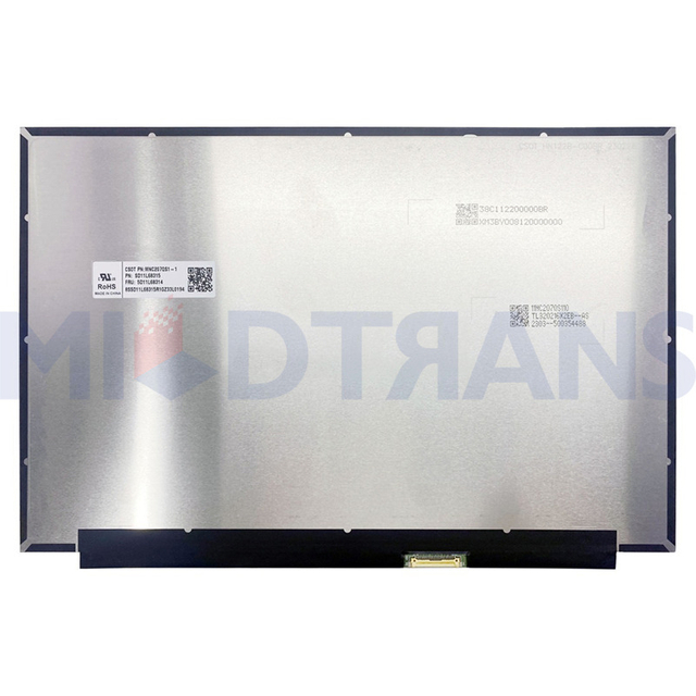 12.2" MNC207QS1-1 Laptop Led Lcd Screen 1920(RGB)*1200 30 Pins 60Hz 50% NTSC Laptop Lcd Screen