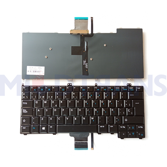 Spanish Keyboard for DELL Latitude 12 E7440 7000 E7420 E7240 SP Laptop Keyboard