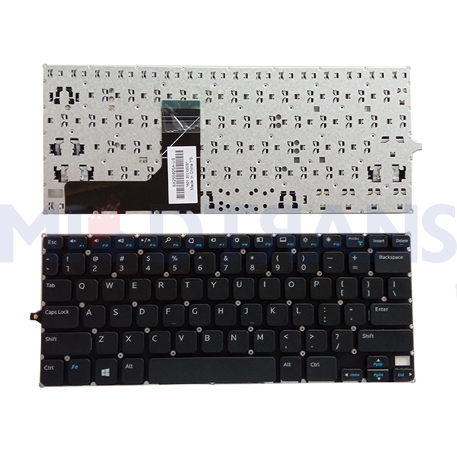 Laptop US Keyboard for Dell Inspiron 3147 3148 P20T 3158 7130 Replacement English Layout Keyboard