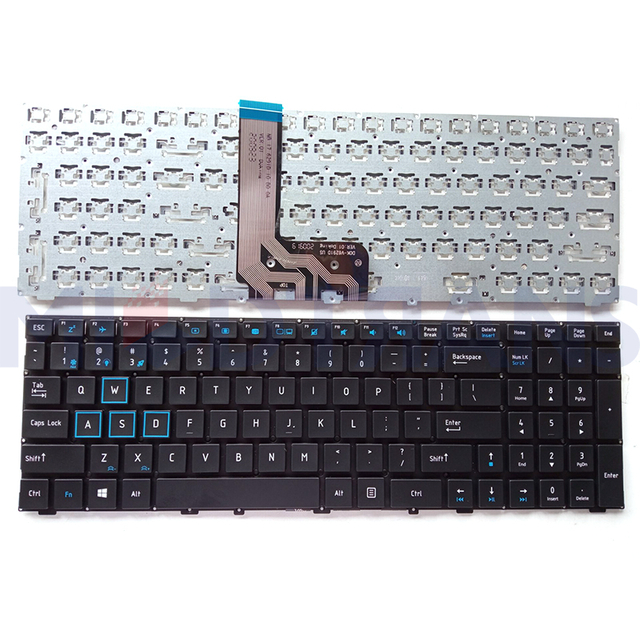 US Laptop Keyboard for Mechanic F117-VB F117-V F11F-S F117-VC F117-GV F117-VD F117-VG English Keyboard