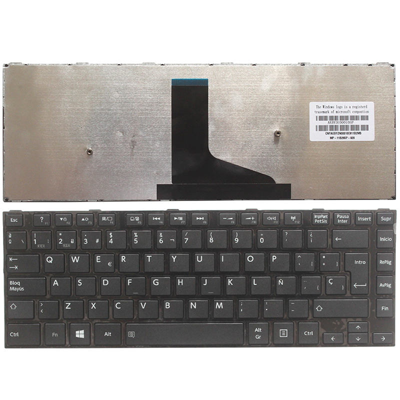SP Laptop Keyboard For Toshiba L40D-A C40-A C40D C40 S40-A C45 C45T Spanish Keyboard