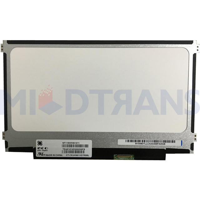 11.6" Slim Notebook Panel NT116WHM-N11 NT116WHM N11 1366*768 LCD Screen 30 Pins