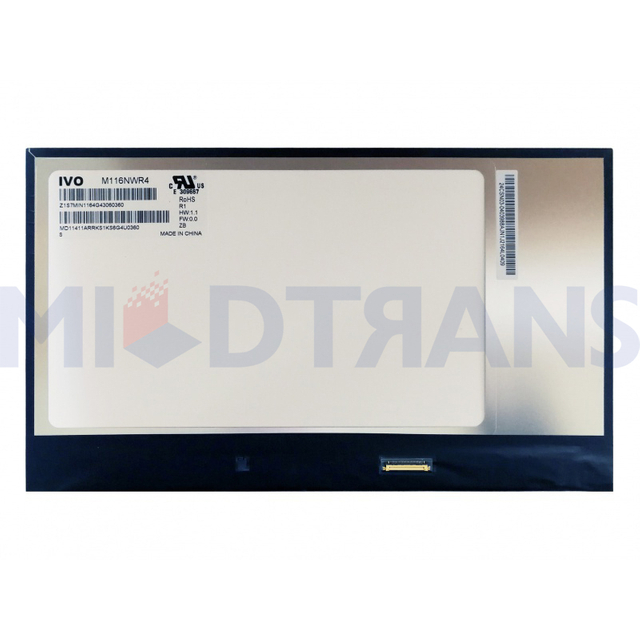 11.6" HD eDP 30 PIN M116NWR4 R1 Laptop LCD Screen PCBA Bent