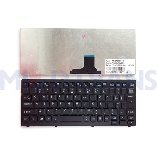 UI For Fujitsu 830MT B3010 P3010 P3110 Replacement Layout Keyboard