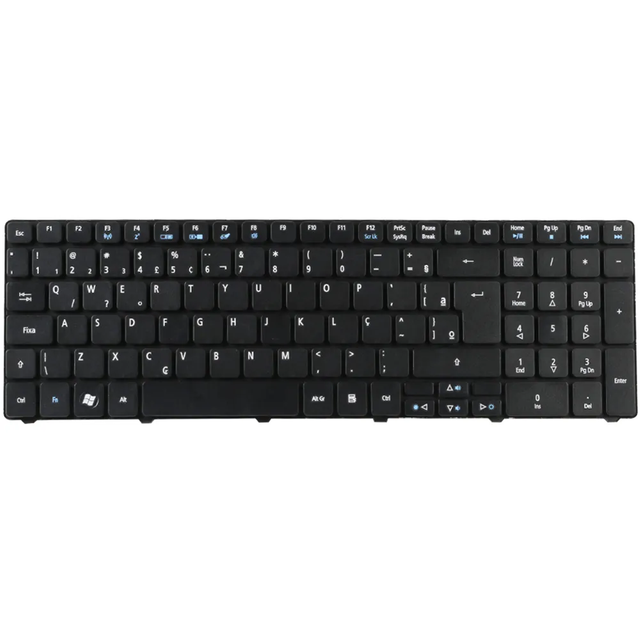 Laptop Keyboard For Acer Aspire 5810 BR Keyboard Layout