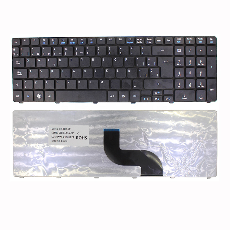 SP Laptop Keyboard Spanish For Acer Aspire 5733 5733Z 5250 5340 5349 5360 5750ZG 5800 5810 5741Z 5742 5560G 5551 5552 Keyboard