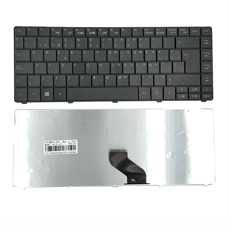 New SP Keyboard For Acer E1-421 E1-431 E1-431 E1-471 E1-471G Laptop Backlight Spanish Keyboard