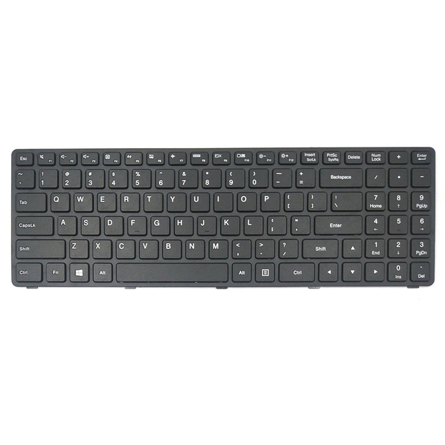 New Good Price For Lenovo 100-15IBD US Layout Laptop Notebook Keyboard With Frame