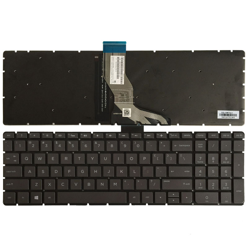 New US Keyboard For HP Pavilion 15-AB Laptop Keyboard English Layout Black Not whit Frame
