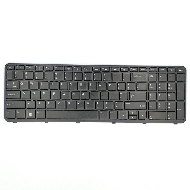 For HP ProBook 350 G1 With Frame English US Laptop Keyboard Replacement Part