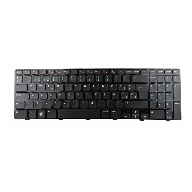 New Laptop Spainsh Keyboard For Dell N5110 M501Z M5110 M511R 15R Ins15RD-2528 2728 SP Keyboard Layout