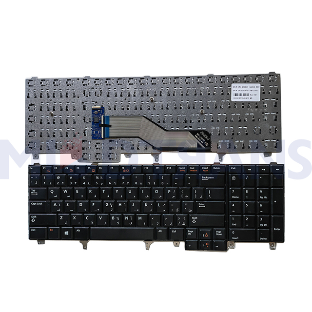 New AR Keyboard Replacement for Dell E6520 E5520 M4600 M6600 E5530 E6530 Laptop Keyboard Layout Wholesale