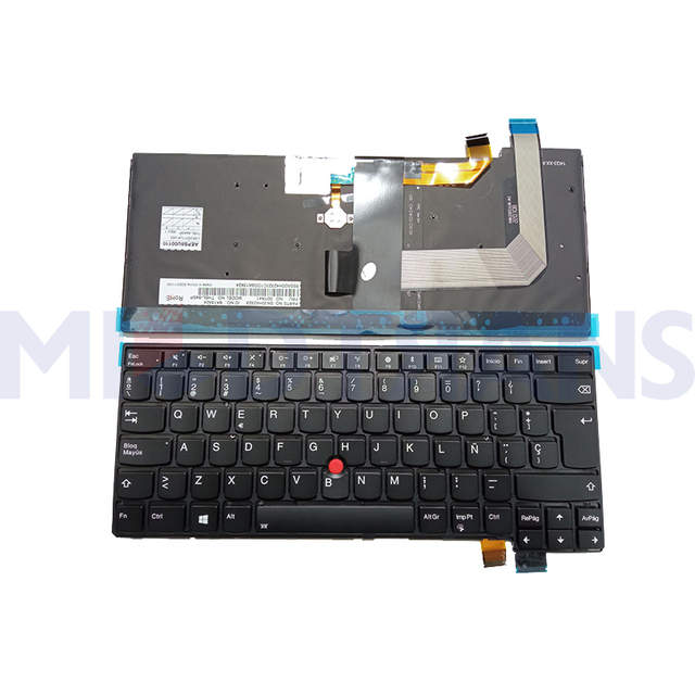 New Keyboards Spanish for Lenovo Thinkpad T470S T460S T470P T460P SP Laptop Keyboard Replacement