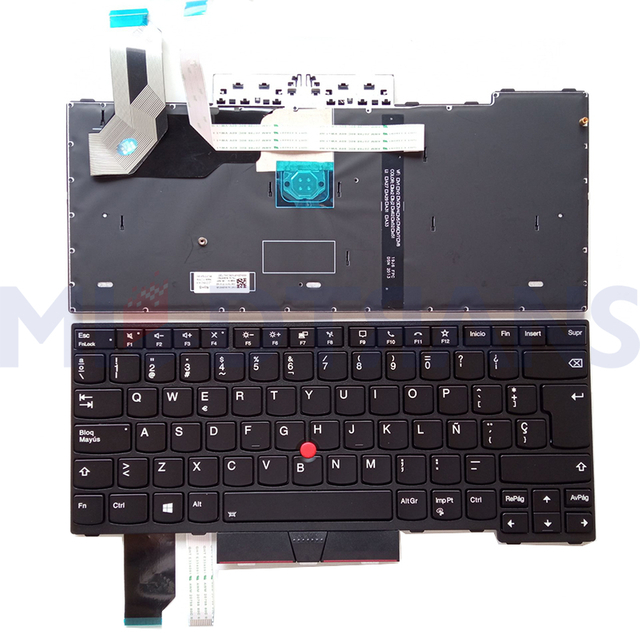 New SP laptop keyboard layout for Lenovo IBM Thinkpad L14 Gen2 Laptop Spanish Keyboard