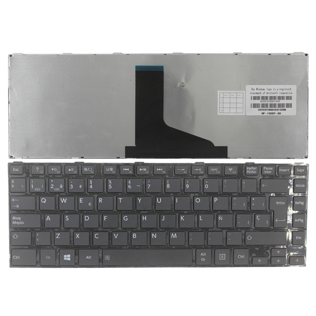 New Laptop Spanish Keyboard For Toshiba L800 L800D L805 L830 L835 L840 L845 P840 P845 C800 C840 C845 M800 M805 SP Keyboard