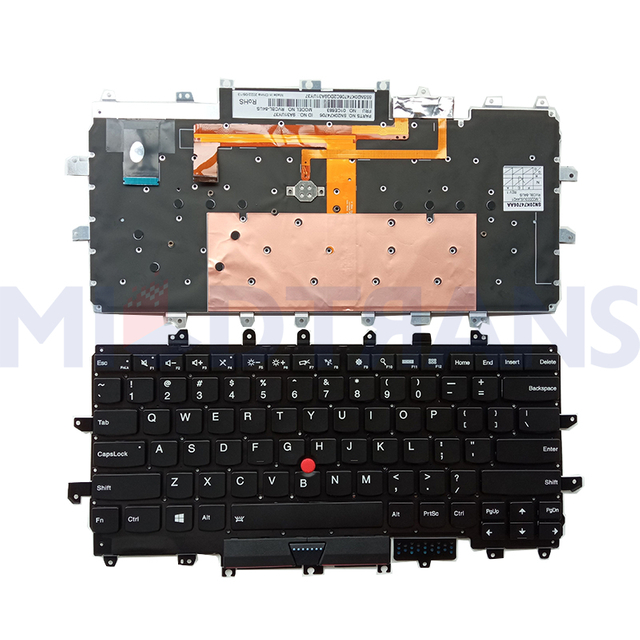 Laptop Replacement US Keyboard for Lenovo Thinkpad X1C 2016 for laptop computers Keyboard Layout