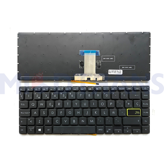 Spanish Keyboard for ASUS Vivobook S433 X421 M433 S433EA S433EQ S433FL SP Laptop Keyboards