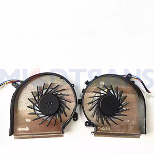 Laptop Internal Fan for MSI GE62VR GL62M GP62MVR GL72MVR GP72VR GF62 4-wire Laptop Computer Cooling Fans
