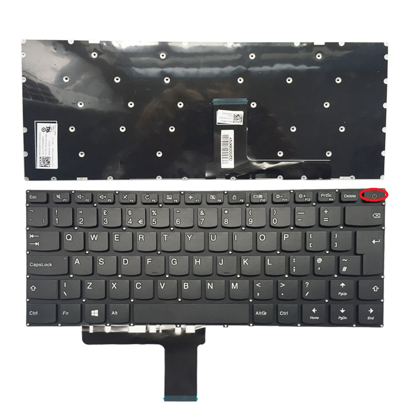 Hot Sale Product US Laptop Keyboard For Lenovo 310-14 With Frame With Power English Layout