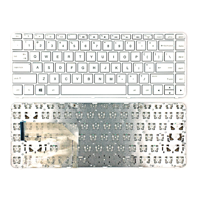Factory Price US Layout Keyboard For HP 14-N Notebook Laptop Keyboard Replacement Pars White