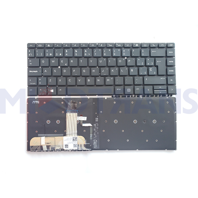 New SP For HP 1040G5 Laptop Keyboard Layout