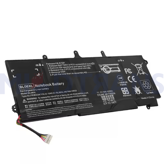 BL06XL Li-ion Laptop Battery for HP EliteBook Folio 1040 G0 G1 G2 STNN-DB5D HSTNN-W02C Battery