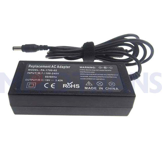 For Toshiba 19V 3.42A 6.3*3.0mm 65w Laptop AC Adapter