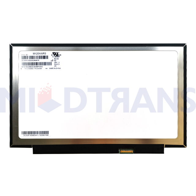M125NWR3 R0 Laptop Screen 12.5 Inch 30 Pin 12.5 Inch HD LCD Screen Assembly For Lenovo Yoga S1 FRU 00HN856