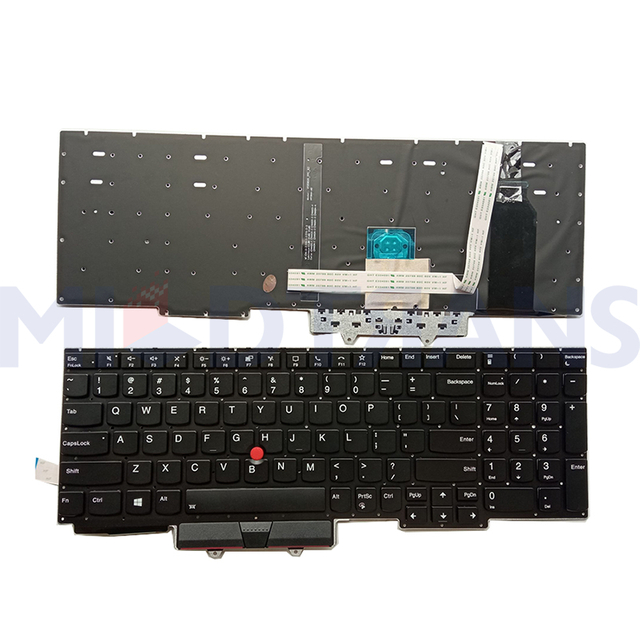 Laptop Keyboard Layout US for Lenovo Thinkpad E15 Laptop Keyboard Replacement