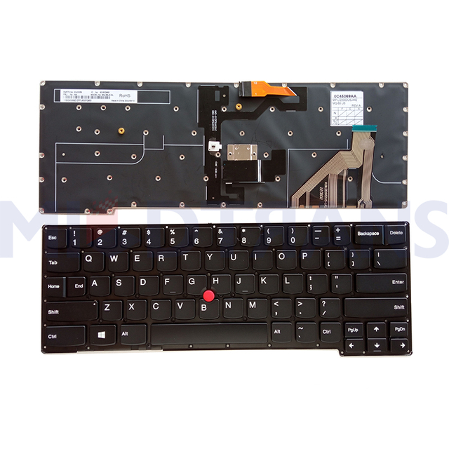 New US Keyboard Layout for Lenovo Thinkpad X1C 2014 Notebook English Laptop Keyboard Replacement