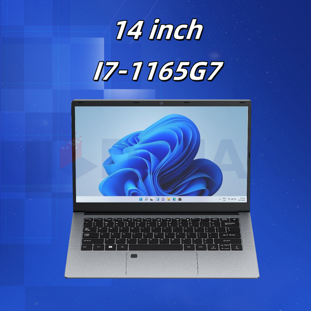 14 inch laptop computer DU41-TU45C I7-1165G7 1920*1080 DDR4 8GB 3200MHz 4650mAh 11.55V SSD 128GB notebook wholesale