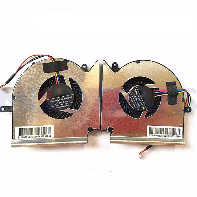 Laptop Internal Cooling Fan Price for MSI GE63 GE63VR MS-16P1 GE73VR MS-17C1 MS-16P116P5 Computer Laptop Fan