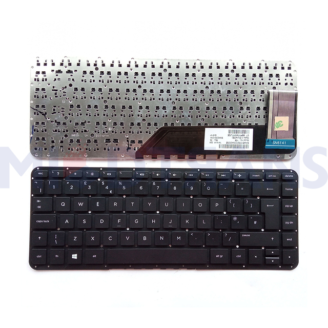 New UK Laptop Keyboard for HP 14-p 14-p010nr 14-p091nr 13-c109tu Notebook Keyboard Replacement