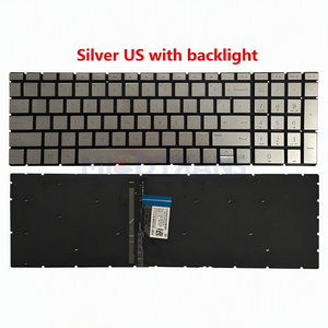 For HP Pavilion 15-DA 15-DB 15-DX 250 G7 255 G7 Laptop Keyboard US Layout Backlit Black Silver L20300-001