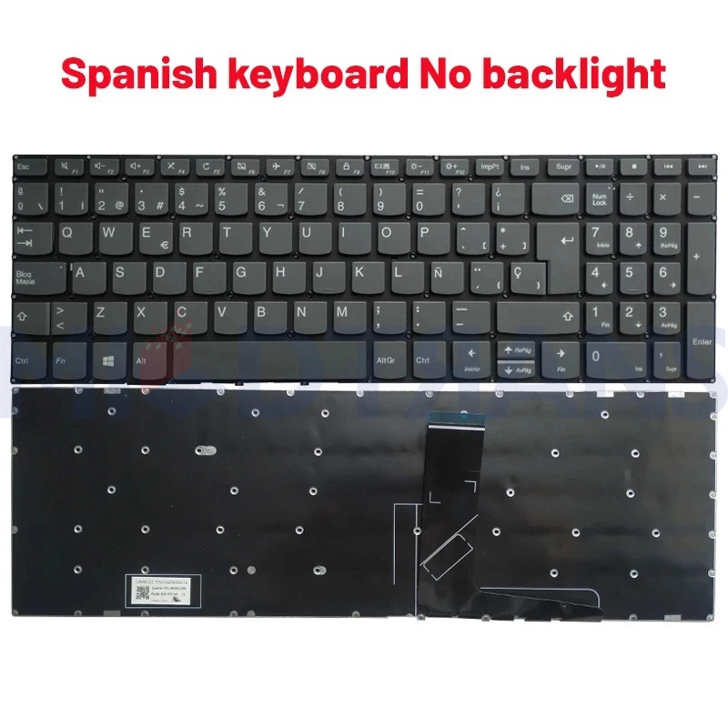 Lenovo IdeaPad 3 15IML05 Laptop Keyboard sp Lenovo IdeaPad 3 15IML05 Laptop Keyboard sp