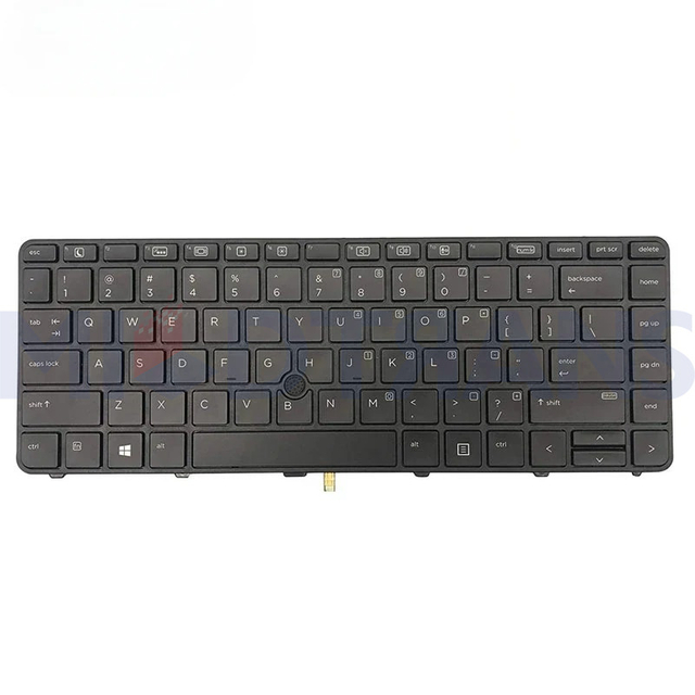 US Layout Backlit Keyboard with Pointer for HP ProBook 640 G2